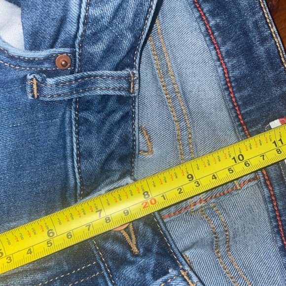 Tommy Hilfiger Blue Denim Straight Leg Jeans 4 Short - Picture 9 of 13